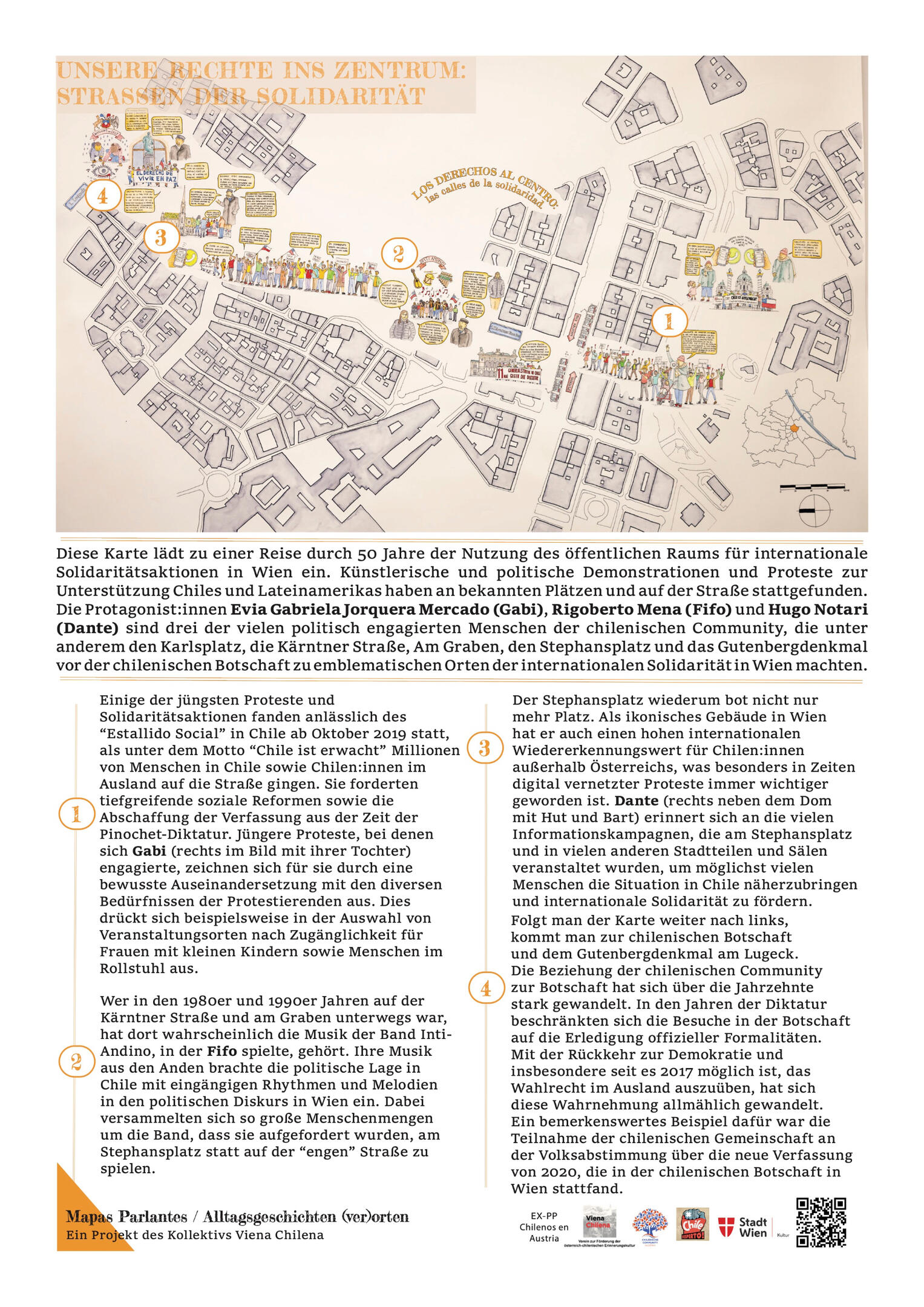 UNSERE RECHTE INS ZENTRUM: STRASSEN DER SOLIDARITÄT